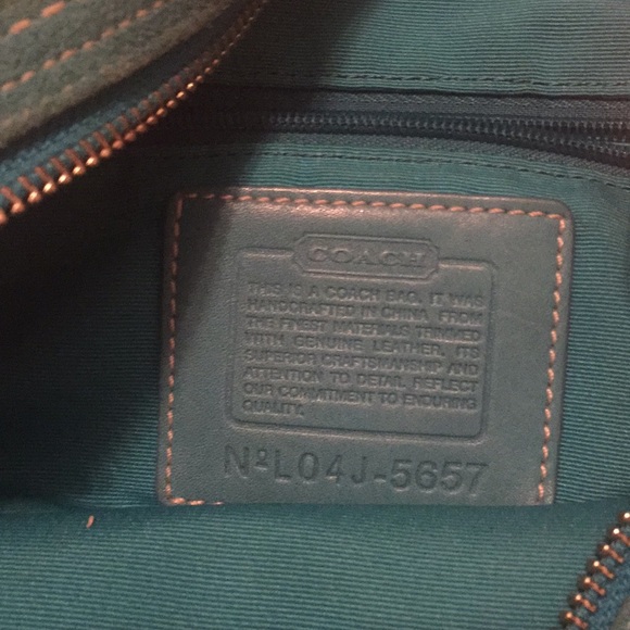 Monogram coach purse. Rainbow color handbag - Picture 4 of 8